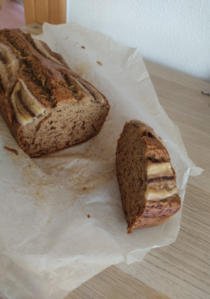 Una foto de Banana bread