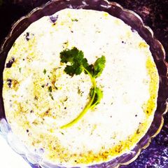 A picture of Kaddu(pumpkin) ka raita.