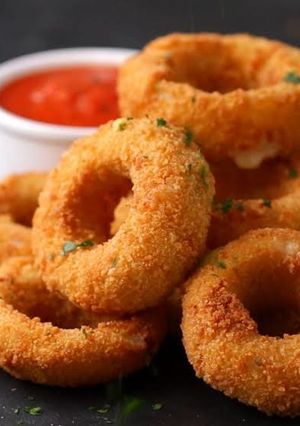 A picture of Ring onion fry.