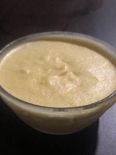 صورة لوصفة آيس كريم بمكونين فقط 😋😋 سهل جدا