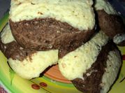 Una foto de galleta marmolada
