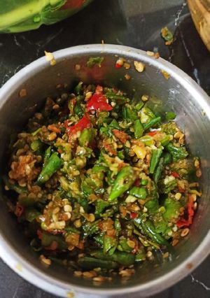 Foto resep Sambel Korek Rawit Hijau