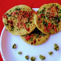 A picture of Moong pancakes.