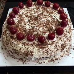 A picture of Black Forest gateau.