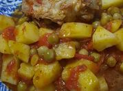 Una foto de salsa de arvejas