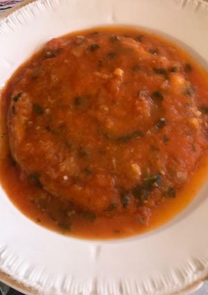 Una foto de Tortilla en Salsa