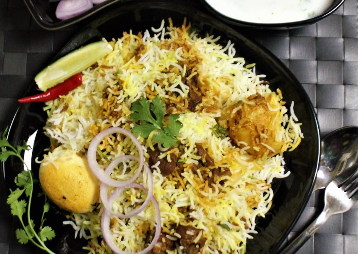 Kolkata Style Mutton Biryani