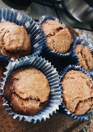 Una foto de Muffins de banana 🍌🌱