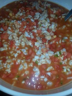 A picture of Shrimp Ceviche.