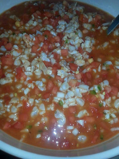 A picture of Shrimp Ceviche.