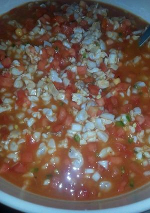 A picture of Shrimp Ceviche.