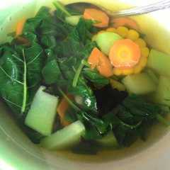 A picture of Sayur bening.