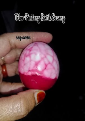 Foto resep Telur Pindang Batik Secang