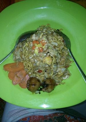 Foto resep Mie goreng tek tek