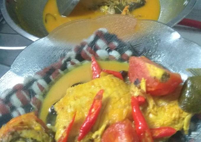 Ikan Bawal kuah kuning