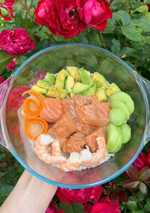 Une photo de Poke bowl