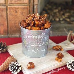 A picture of Dakgangjeong (Sweet Crispy Chicken).