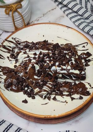 A picture of 3 Ingredients Choco Brownie Waffle.