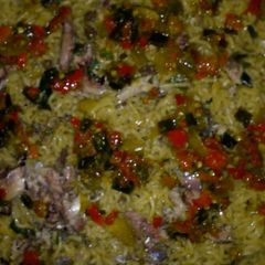 A picture of Indomie with sardine#sokoto.
