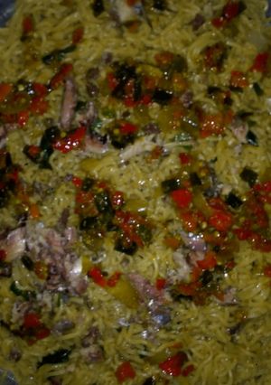 A picture of Indomie with sardine#sokoto.