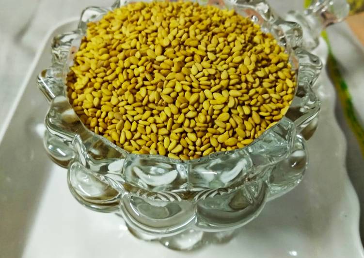 How to Prepare Quick Sesame mouth freshner