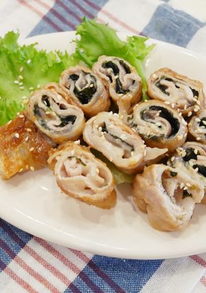 捲一捲「起士豬肉海苔捲」小孩好喜歡♡ 的食譜成品照片