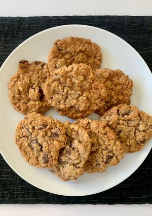 A picture of Texas Cowboy Cookies.