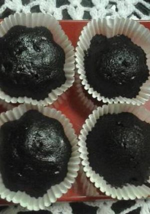 Foto resep Chocolate Cupcake (no egg,no mixer,moist)