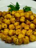 Crunchy Roasted Parmesan Chick Peas