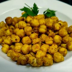 A picture of Crunchy Roasted Parmesan Chick Peas.