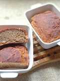 Banana plumcake vegani e senza zucchero