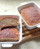 Banana plumcake vegani e senza zucchero