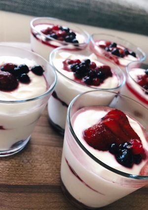 Foto resep Mascarpone Berries Cream