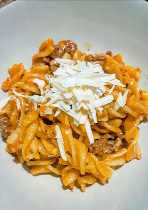 Foto resep Fussili Creamy Bollognese