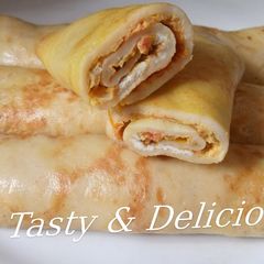 A picture of Crepe Egg Roll.