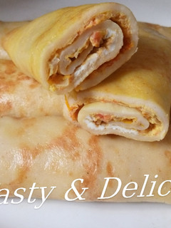 A picture of Crepe Egg Roll.