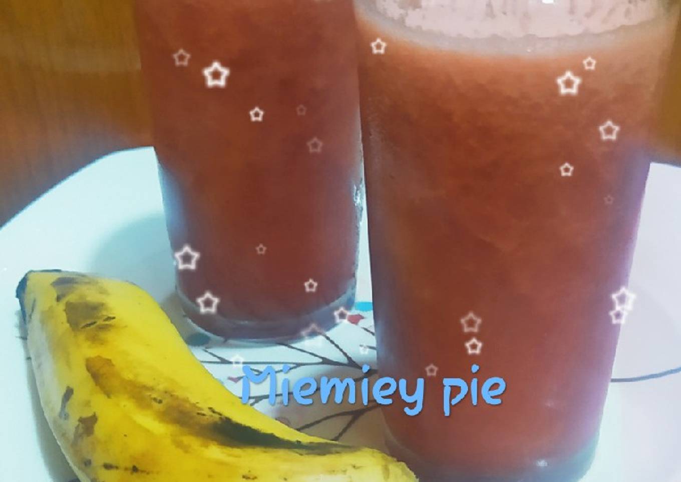 Watermelon and Banana drink🍉🍌