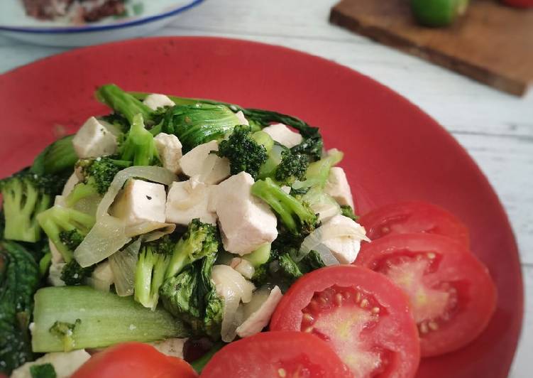 Resep Tumis Brokoli Pokcoy Tahu (diet) yang Bisa Manjain Lidah