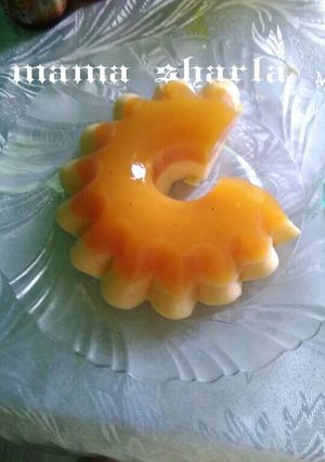 Foto resep puding mangga lapis busa