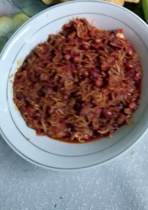 Foto resep Kering tempe dan teri Nasi