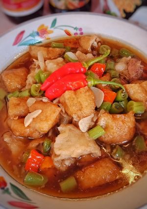 Foto resep Sayur Asem asem tahu pong koyor