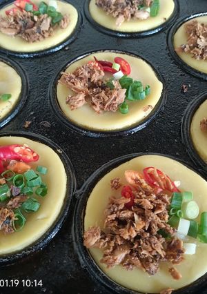Foto resep Lumpur talas/keladi asin (4)