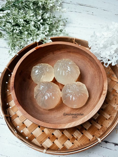 Foto resep Bola Air Kelapa untuk Isian Mochi Kelapa
