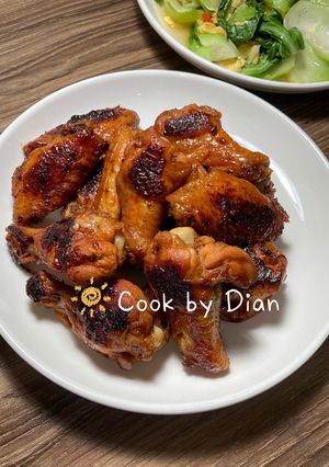 Foto resep Spicy chicken wings tanpa oven