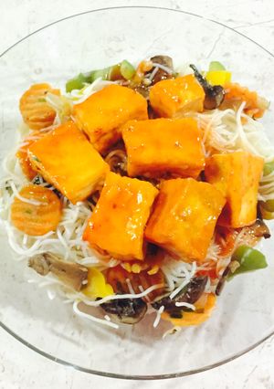 A picture of Sweet and Sour Tofu.