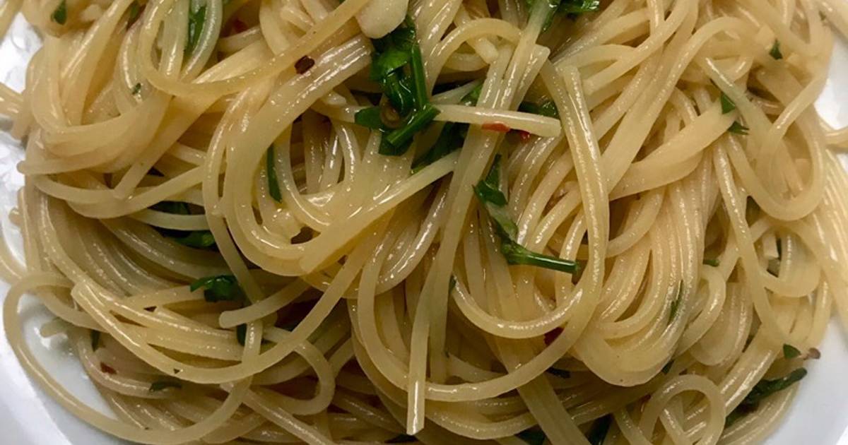 Pasta al olio 67 recetas caseras Cookpad