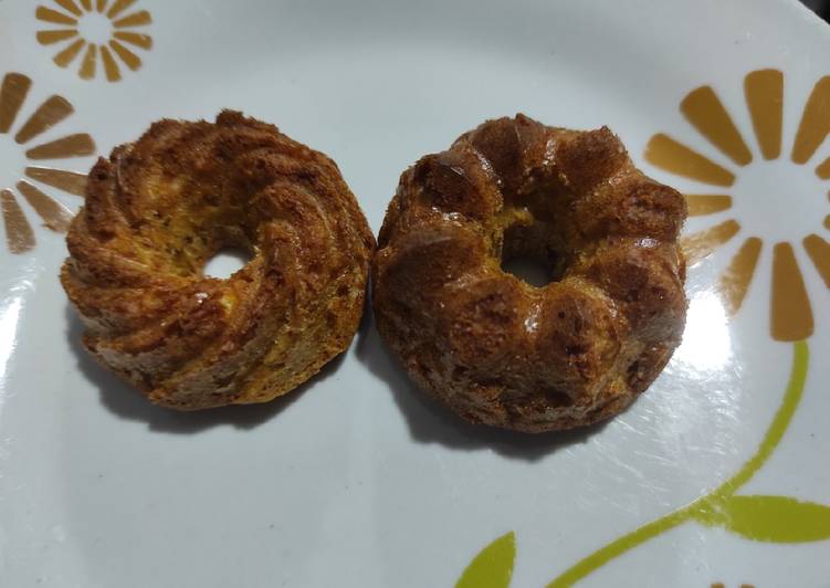 Mini donas de zanahoria