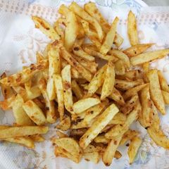 French fries with twist A picture of French fries with twist.