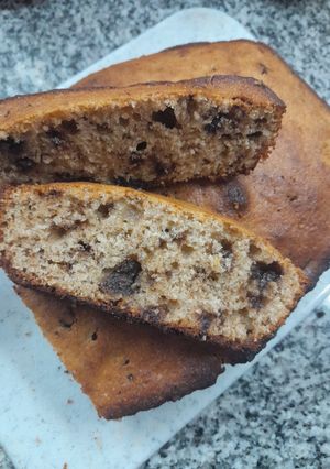 Una foto de Budín de banana