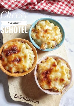 Foto resep Cheesy Macaroni Schotel Praktis dan Enak